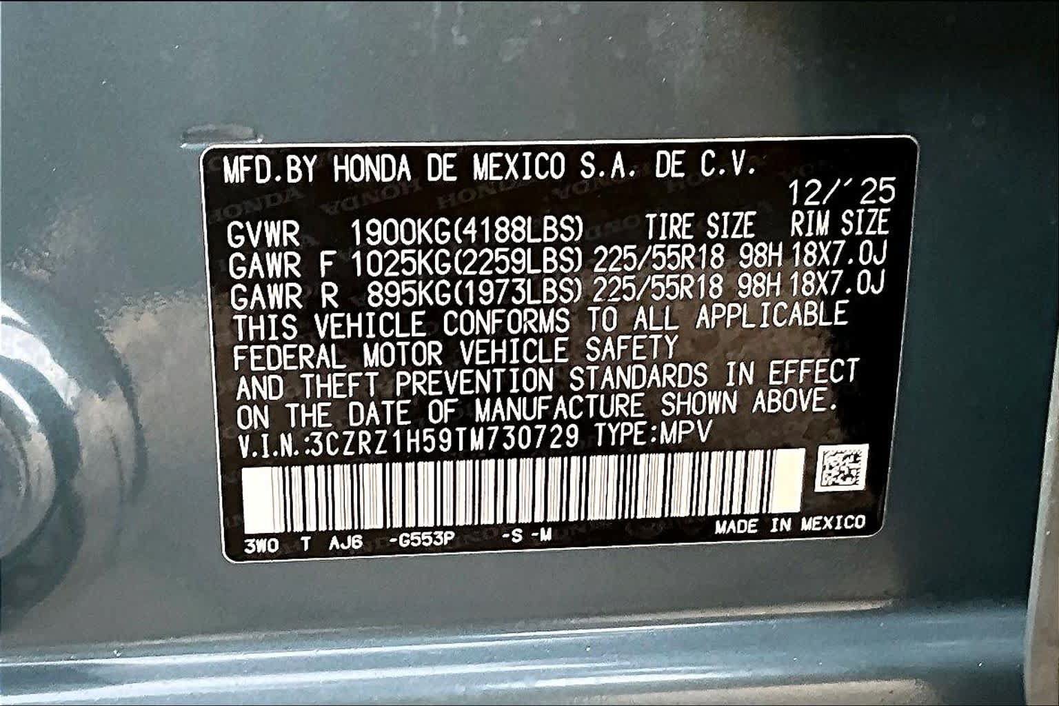 Used 2026 Honda HR-V Sport image 32