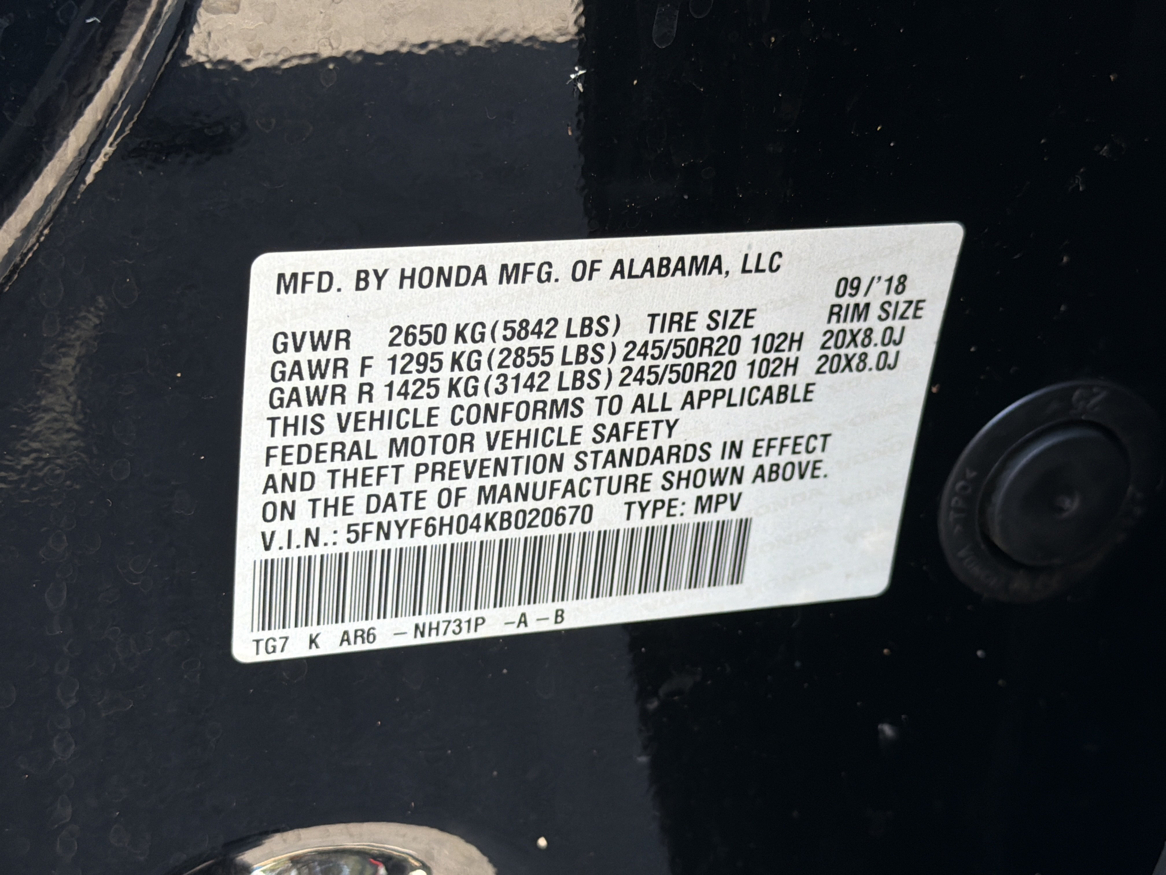 Used 2019 Honda Pilot Elite image 37