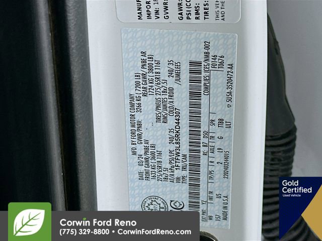 Certified 2024 Ford F150 XLT w/ Equipment Group 302A MID image 34