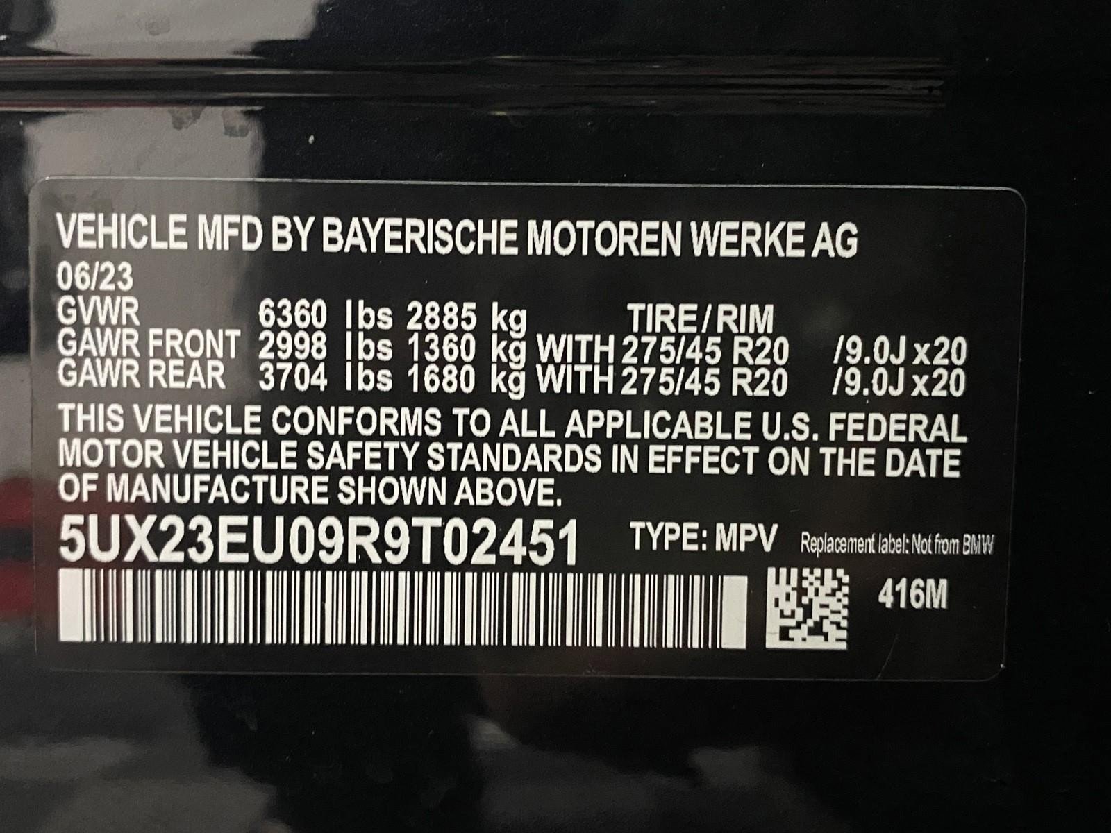 Used 2024 BMW X5 xDrive40i w/ M Sport Package image 32