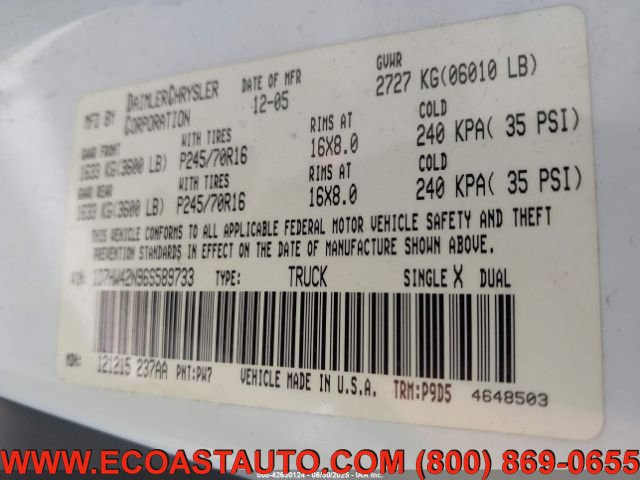 Used 2006 Dodge Dakota SLT w/ Trailer Tow Group AWD/4WD image 14