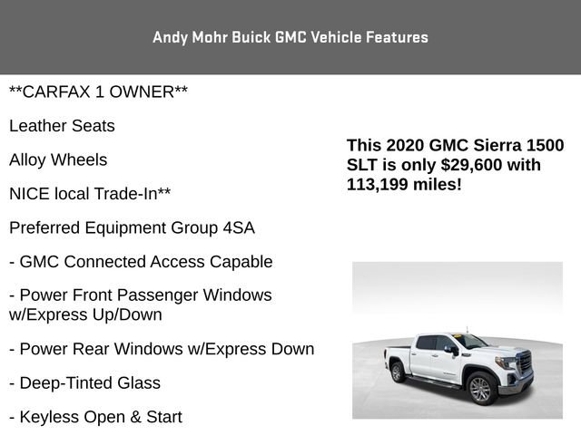 Used 2020 GMC Sierra 1500 SLT w/ SLT Premium Package AWD/4WD image 4