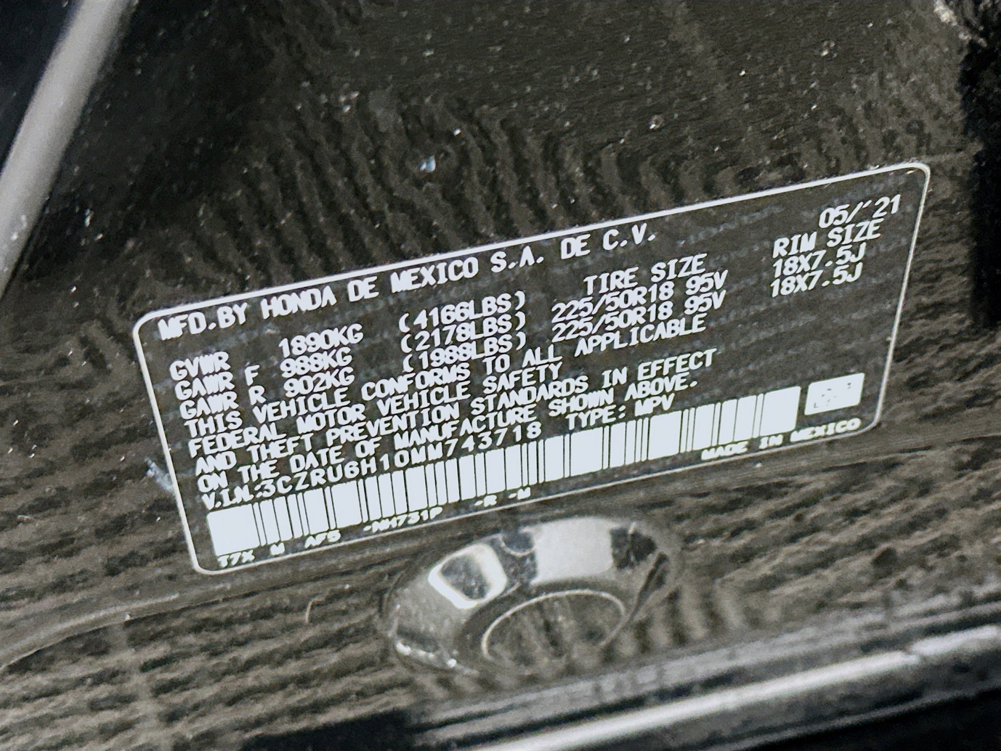 Used 2021 Honda HR-V Sport image 12