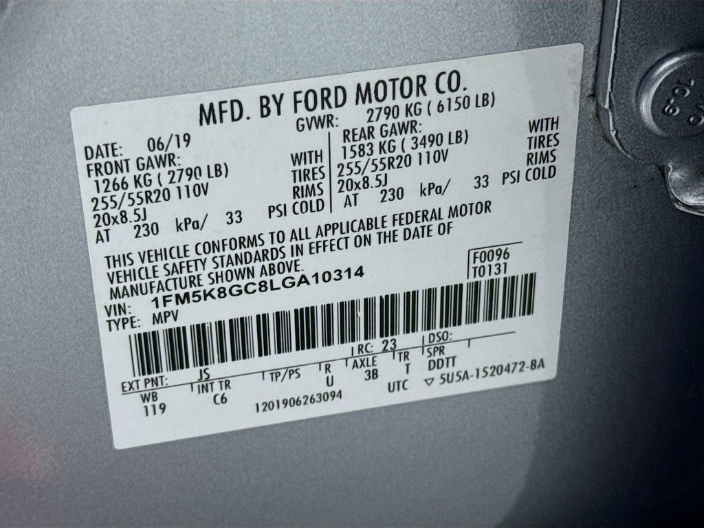 Used 2020 Ford Explorer ST w/ Premium Technology Package AWD/4WD image 36