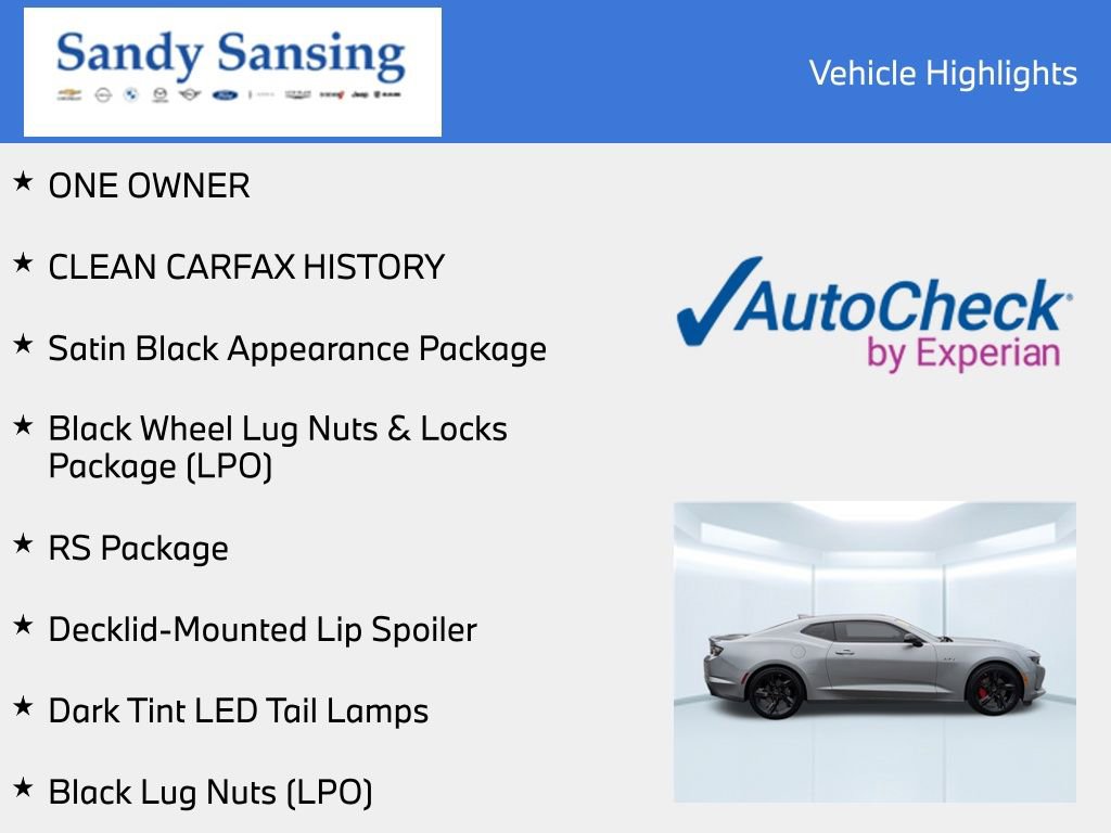 Used 2024 Chevrolet Camaro LT w/ RS Package image 7