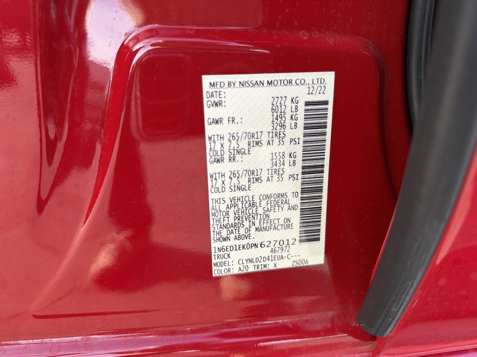 Used 2023 Nissan Frontier PRO-4X w/ Pro Convenience Package image 16