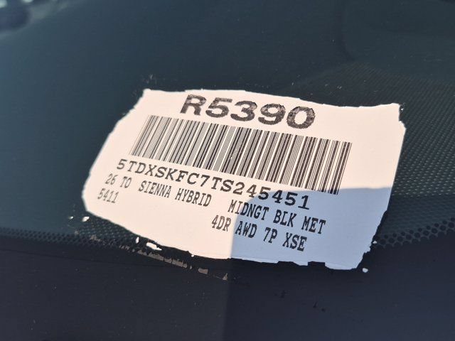 Certified 2026 Toyota Sienna XSE AWD/4WD image 18