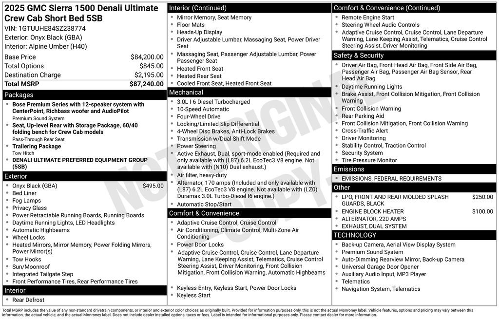 Used 2025 GMC Sierra 1500 Denali Ultimate image 33