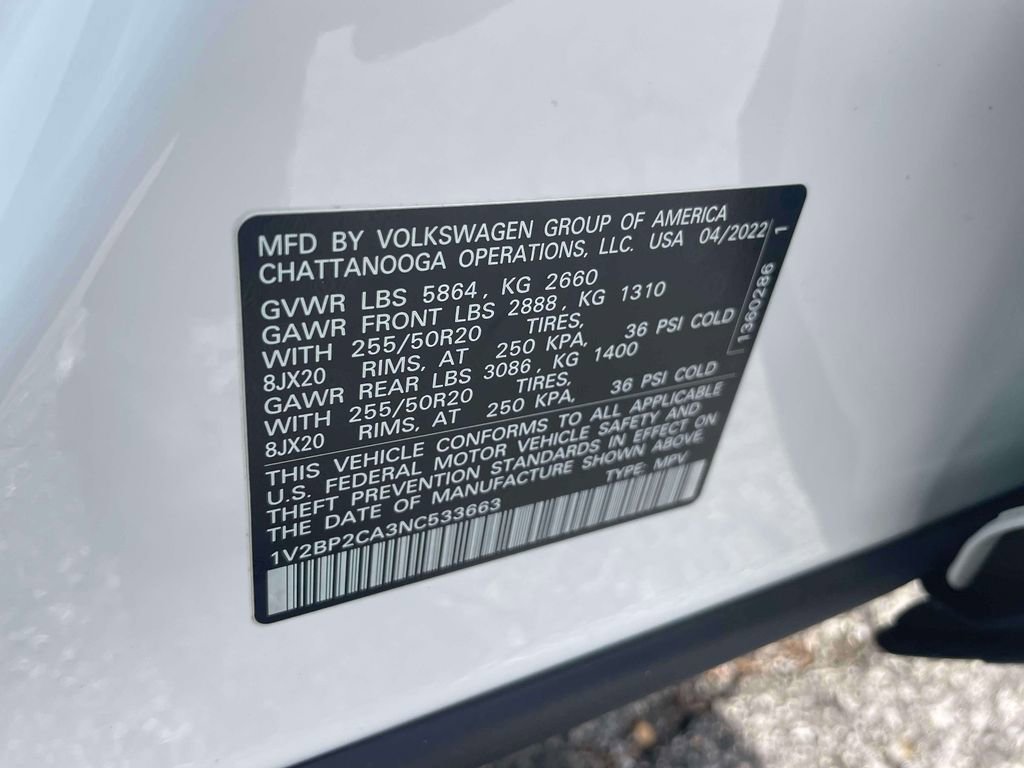 Used 2022 Volkswagen Atlas SEL image 20