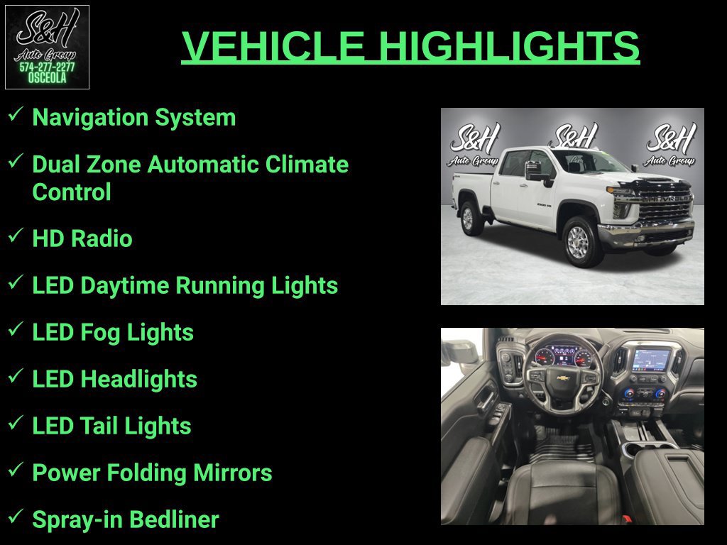 Used 2021 Chevrolet Silverado 2500 LTZ w/ LTZ Convenience Package AWD/4WD image 3