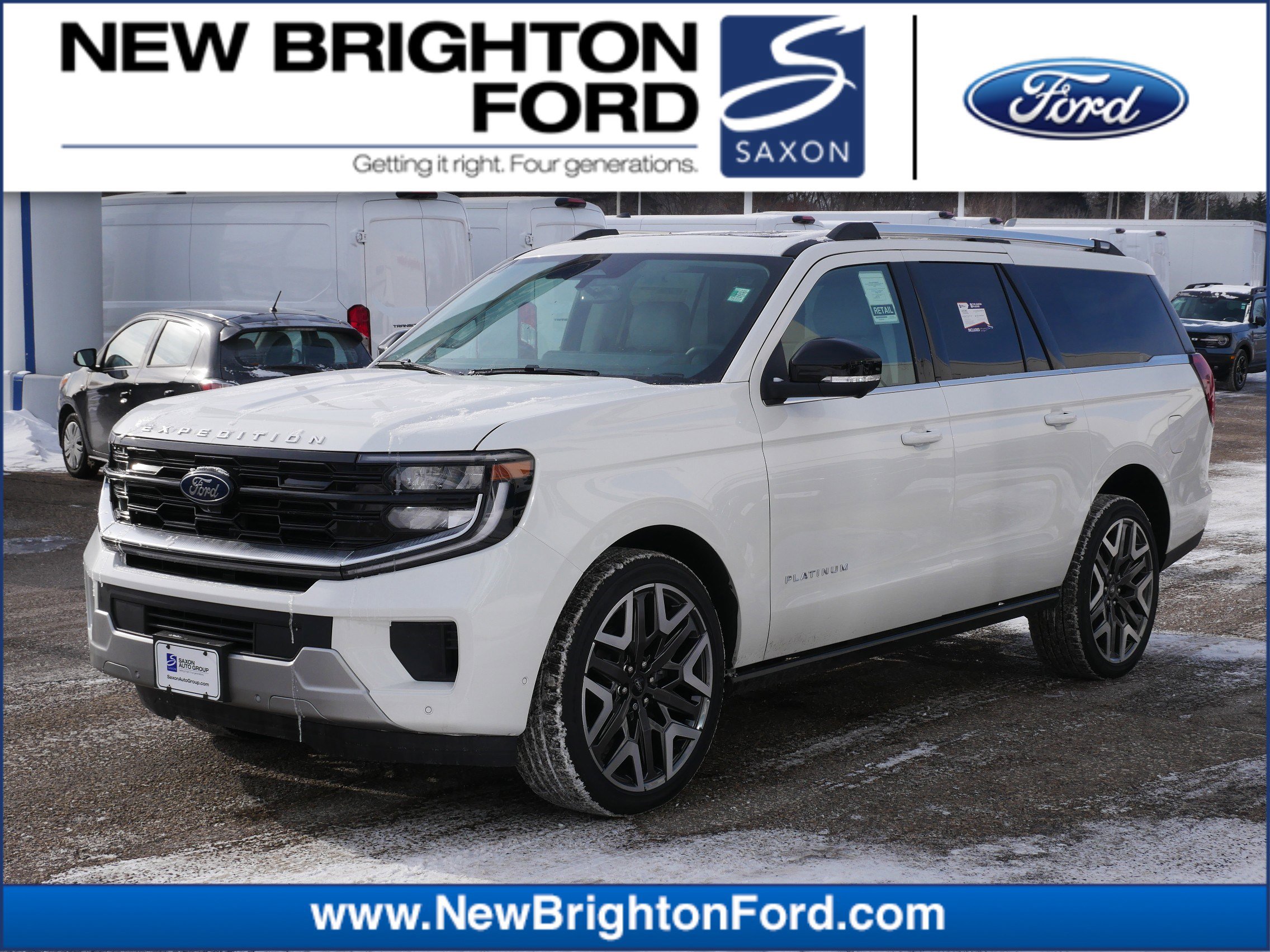 New 2025 Ford Expedition Max Platinum w/ Platinum Ultimate Package