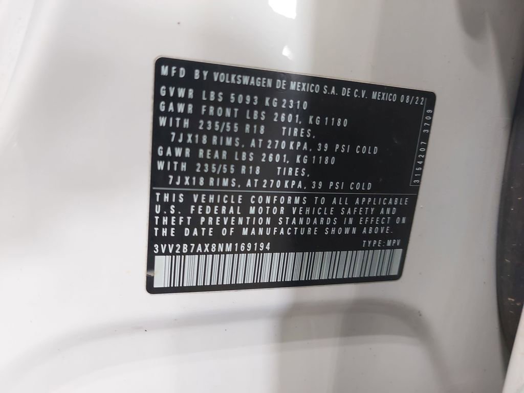 Used 2022 Volkswagen Tiguan SE image 35
