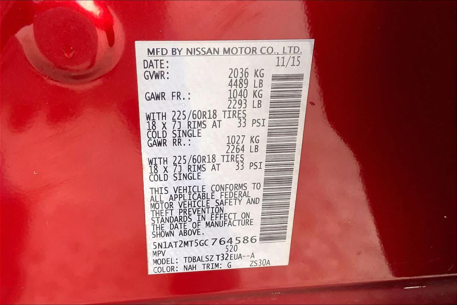 Used 2016 Nissan Rogue SL w/ SL Premium Package FWD image 33