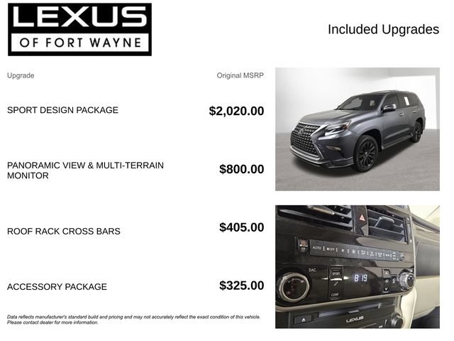 Used 2023 Lexus GX 460 Luxury w/ Sport Design Package AWD/4WD image 4