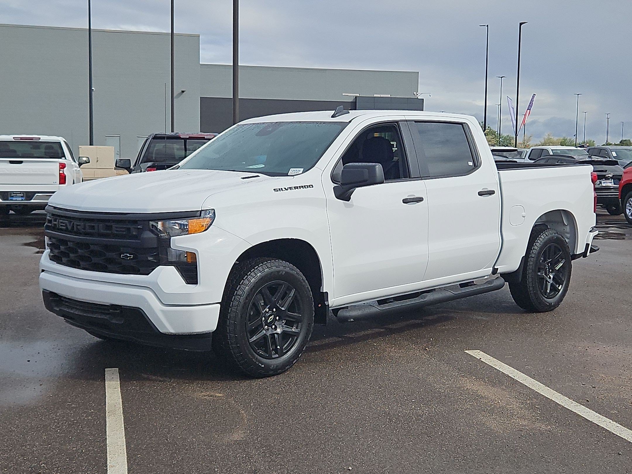 New 2026 Chevrolet Silverado 1500 Custom w/ Turbomax Blackout Package RWD image 13