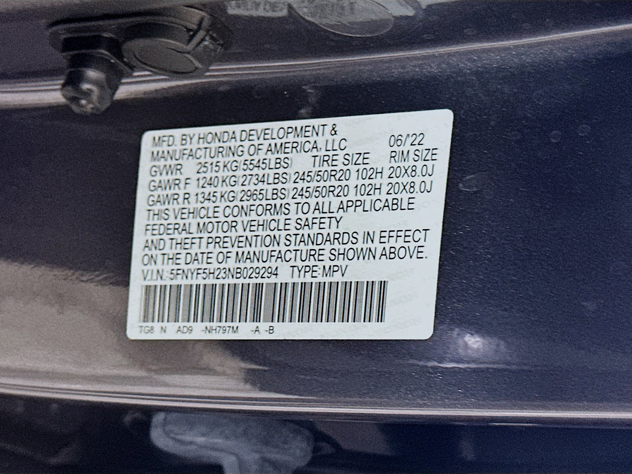 Certified 2022 Honda Pilot Special Edition image 36