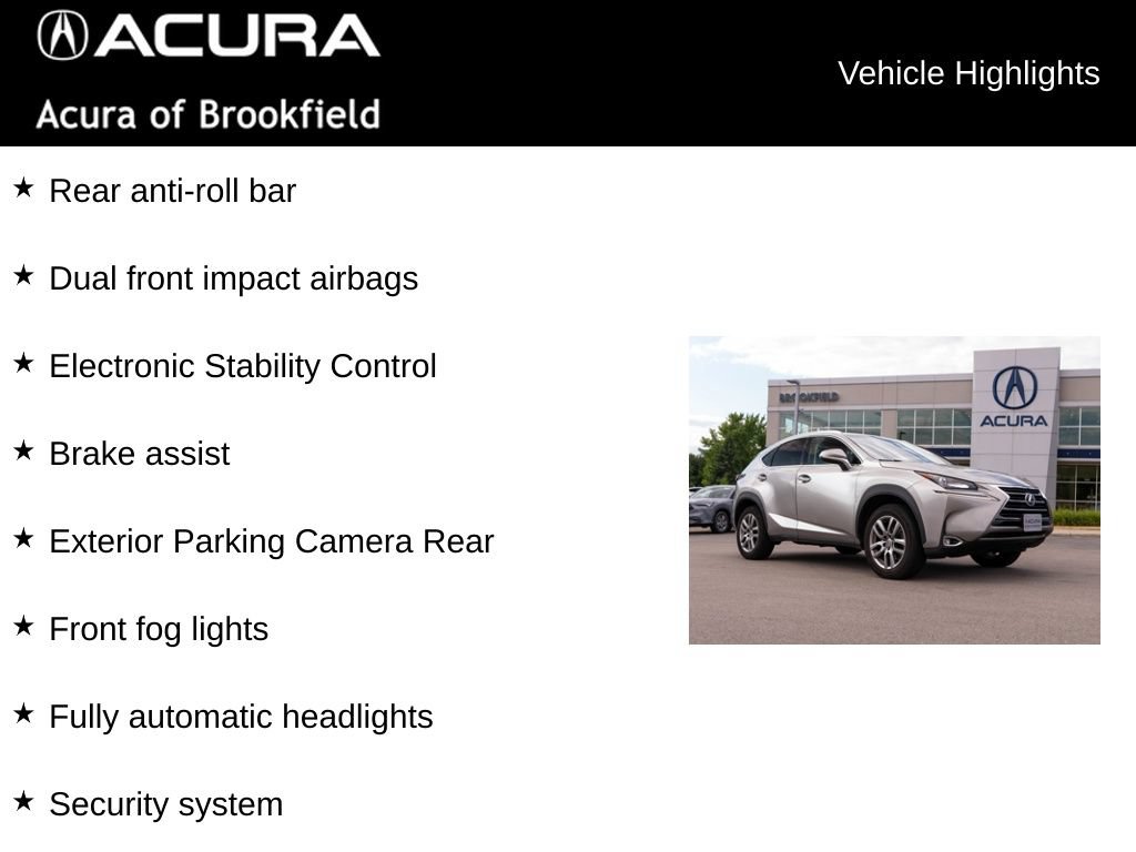 Used 2016 Lexus NX 200t AWD w/ Premium Package image 12