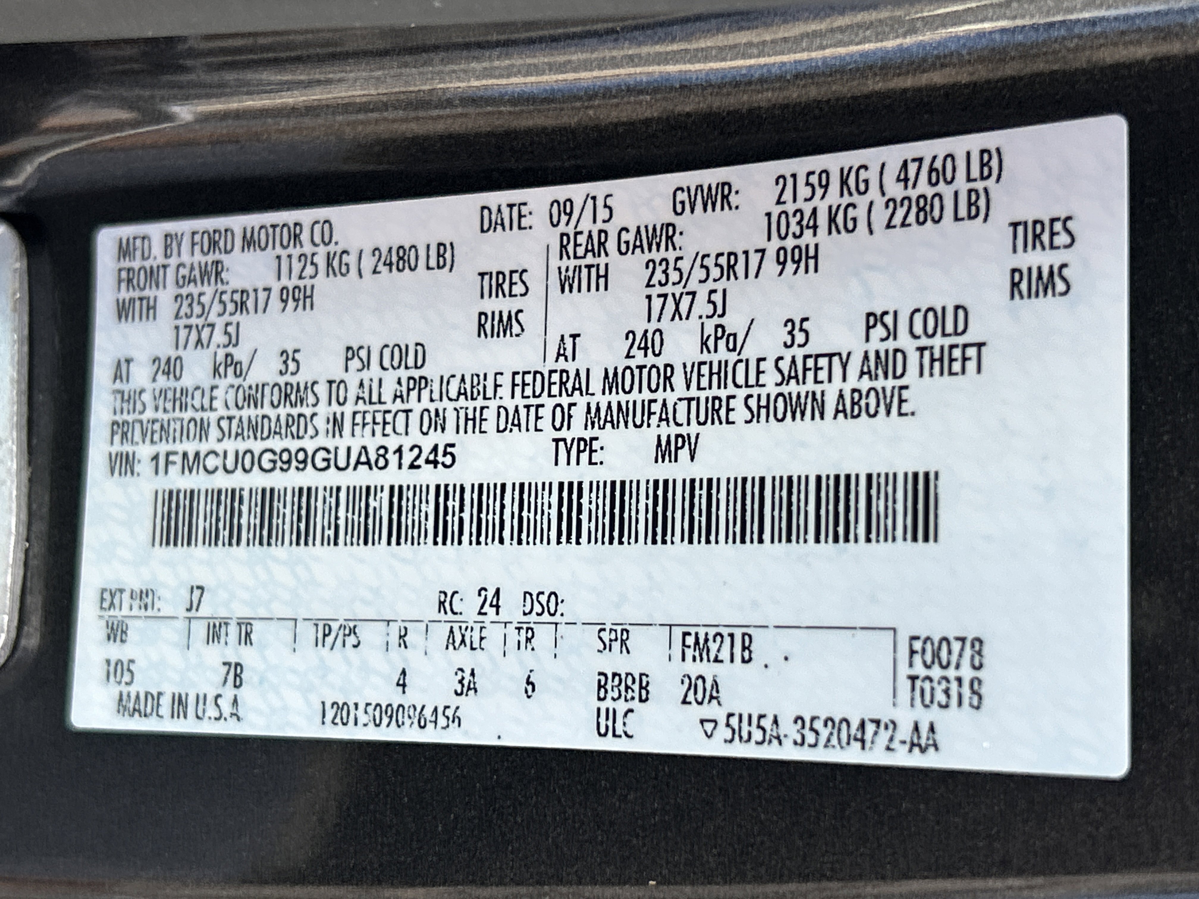 Used 2016 Ford Escape SE image 13