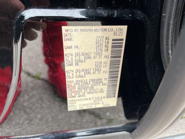 Used 2022 Nissan Frontier SV image 27