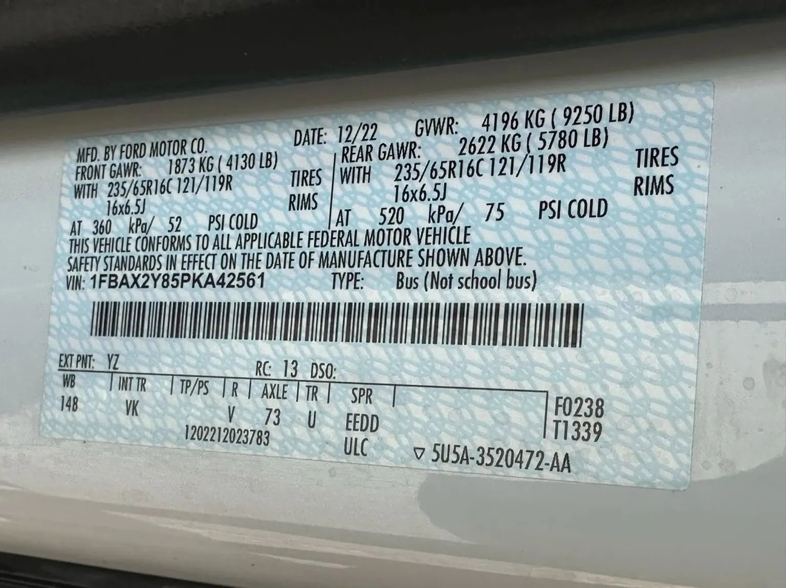 Used 2023 Ford Transit 350 XL image 34