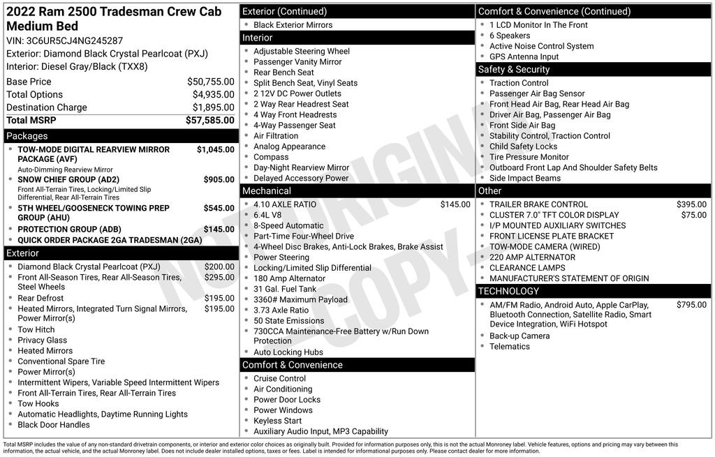 Used 2022 RAM 2500 Tradesman image 41