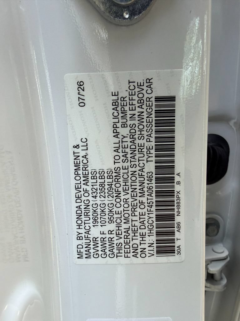 New 2026 Honda Accord SE image 30