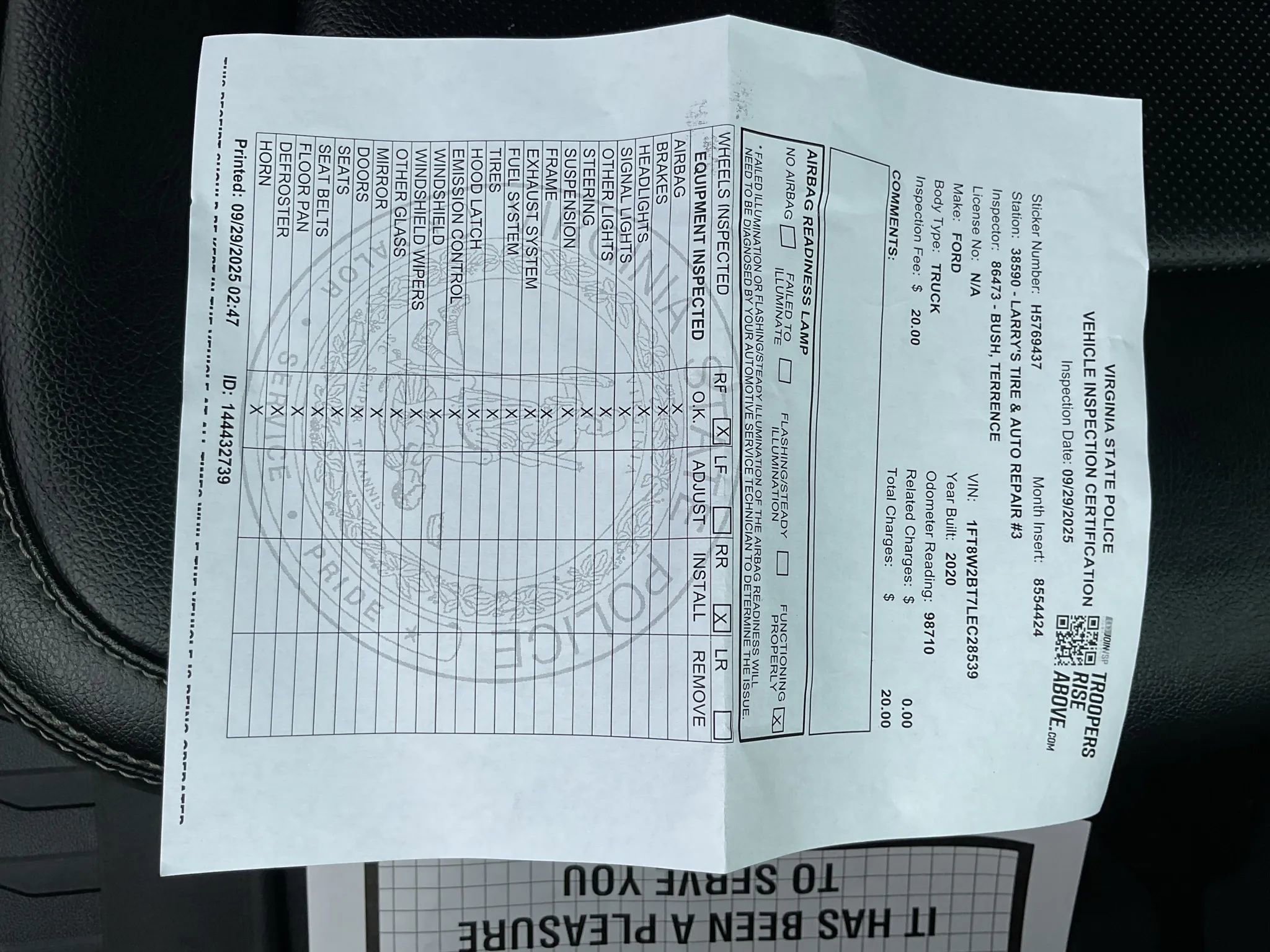 Used 2020 Ford F250 Lariat w/ Lariat Value Package image 51