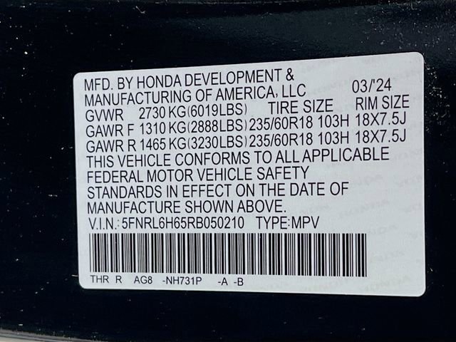 Used 2024 Honda Odyssey EX-L image 30