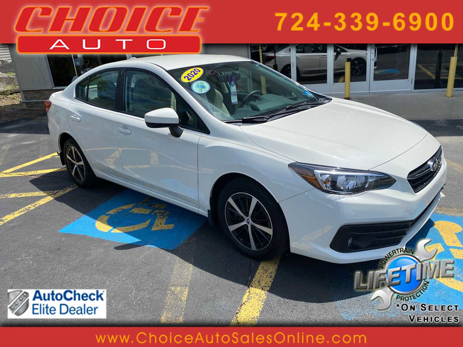 Used 2020 Subaru Impreza 2.0i Premium AWD/4WD image 1