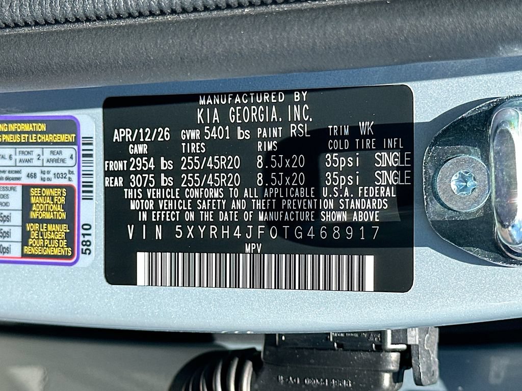 New 2026 Kia Sorento EX w/ EX Premium Package FWD image 34