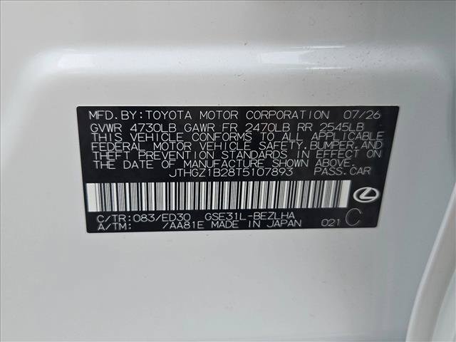 New 2026 Lexus IS 350 F Sport w/ Technology Package RWD image 17