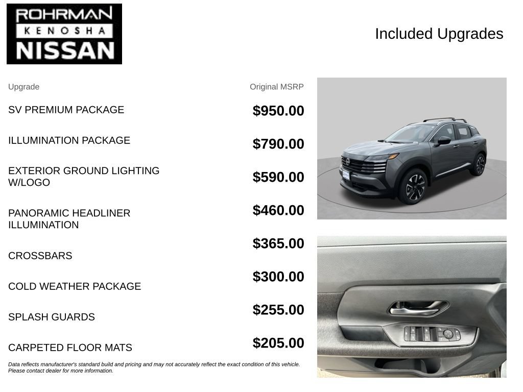 New 2026 Nissan Kicks SV w/ SV Premium Package AWD/4WD image 4