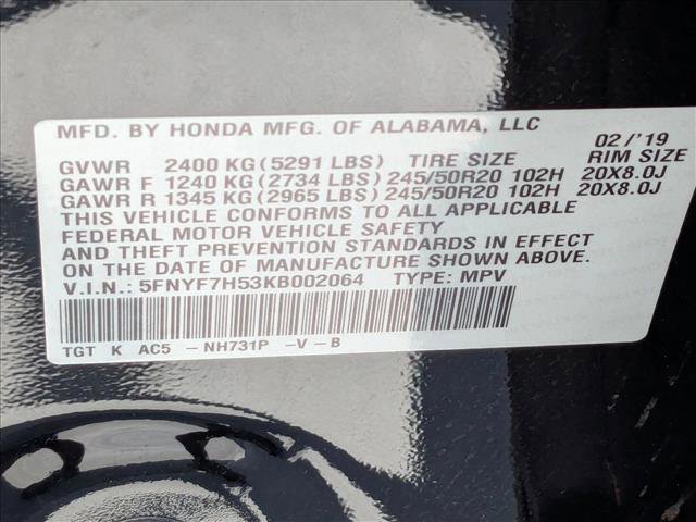 Used 2019 Honda Passport EX-L image 25