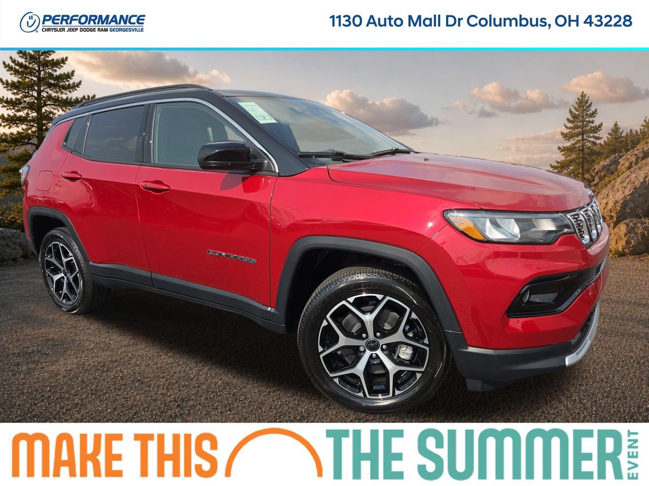 New 2026 Jeep Compass Limited w/ Sun, Sound & Navigation Group
