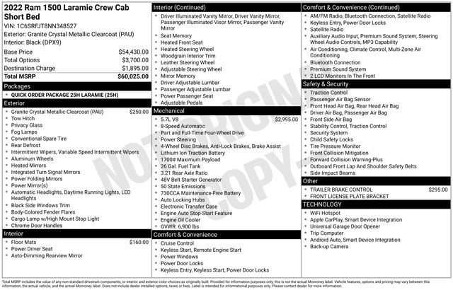 Used 2022 RAM 1500 Laramie image 40
