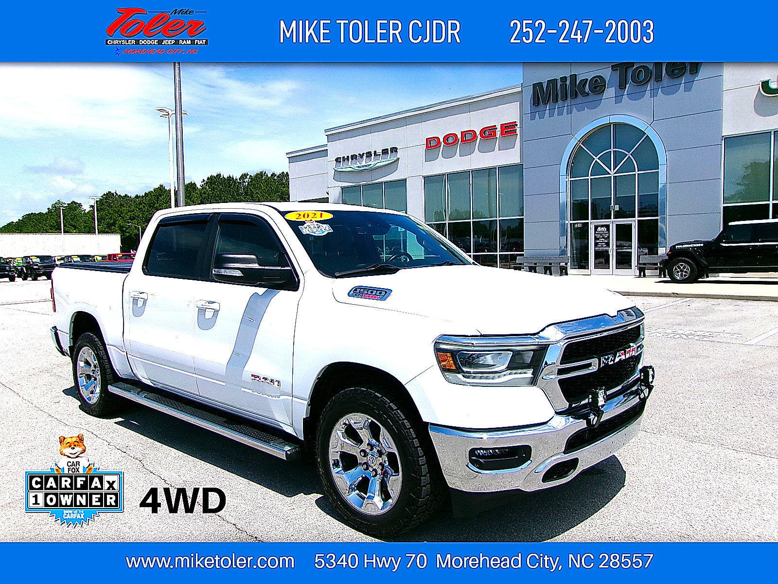 Used 2021 RAM 1500 Big Horn AWD/4WD image 2