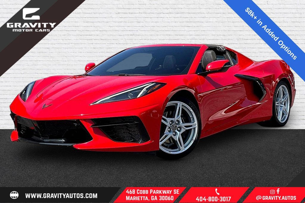 Used 2022 Chevrolet Corvette Stingray Preferred Cpe w/ Engine Appearance Package RWD image 1