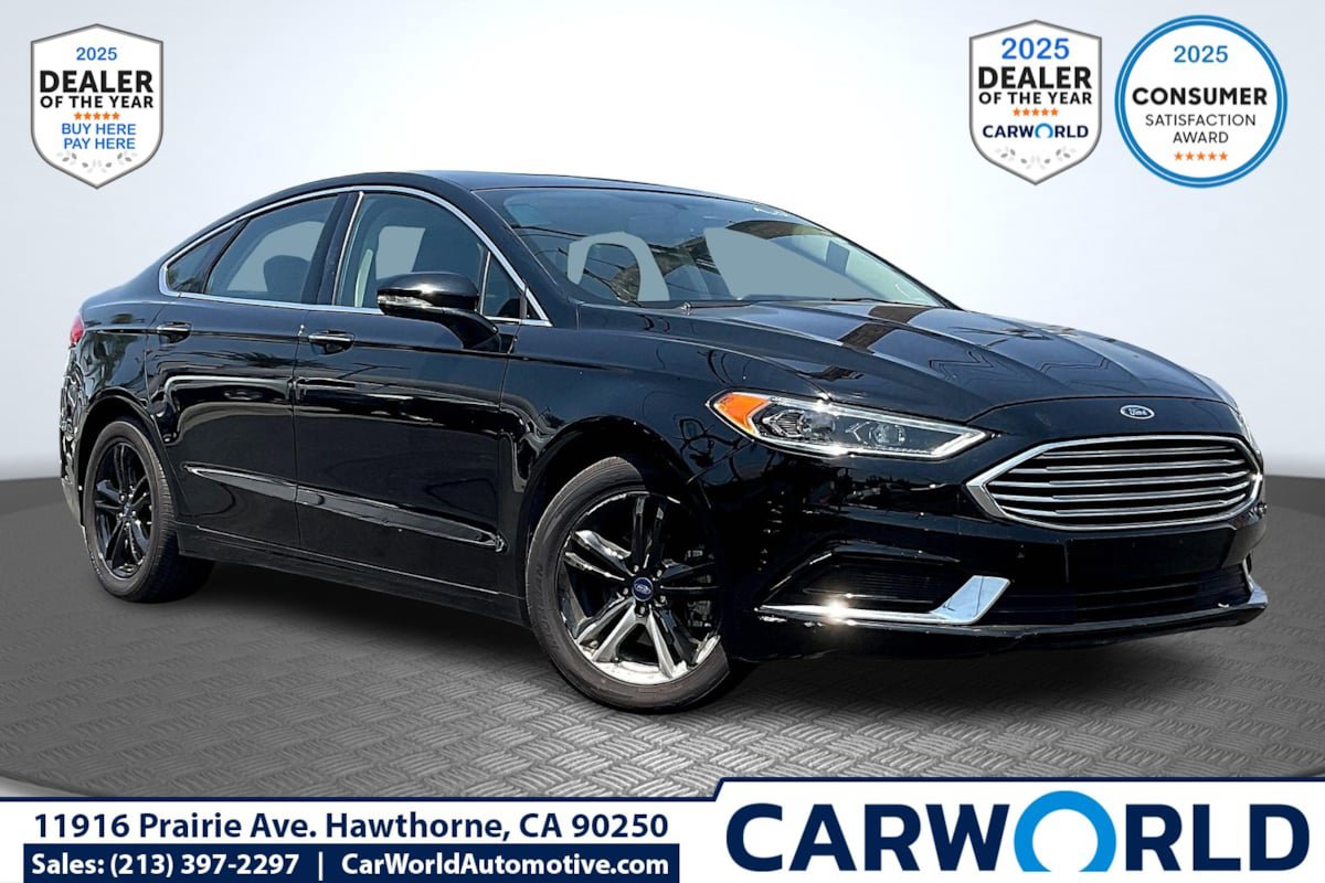 Used 2018 Ford Fusion SE w/ Fusion SE Technology Package FWD image 1