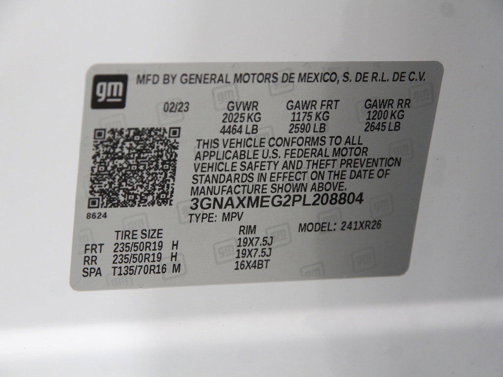 Used 2023 Chevrolet Equinox RS w/ RS Leather Package image 21