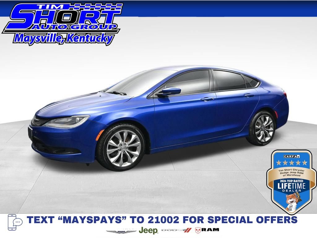 Used 2015 Chrysler 200 S w/ Navigation & Sound Group I FWD 360° Tour