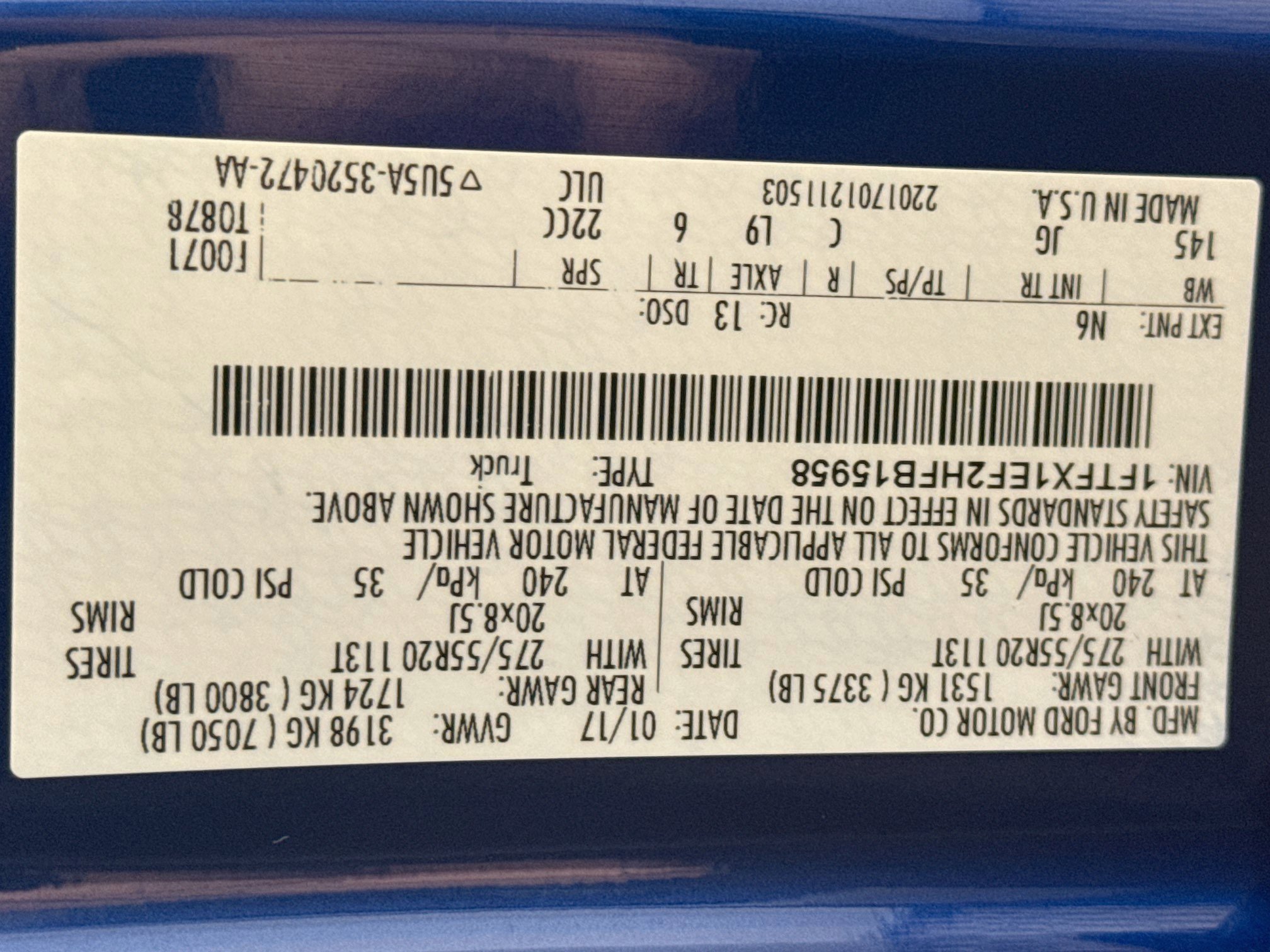 Used 2017 Ford F150 XL w/ Equipment Group 101A Mid AWD/4WD image 39