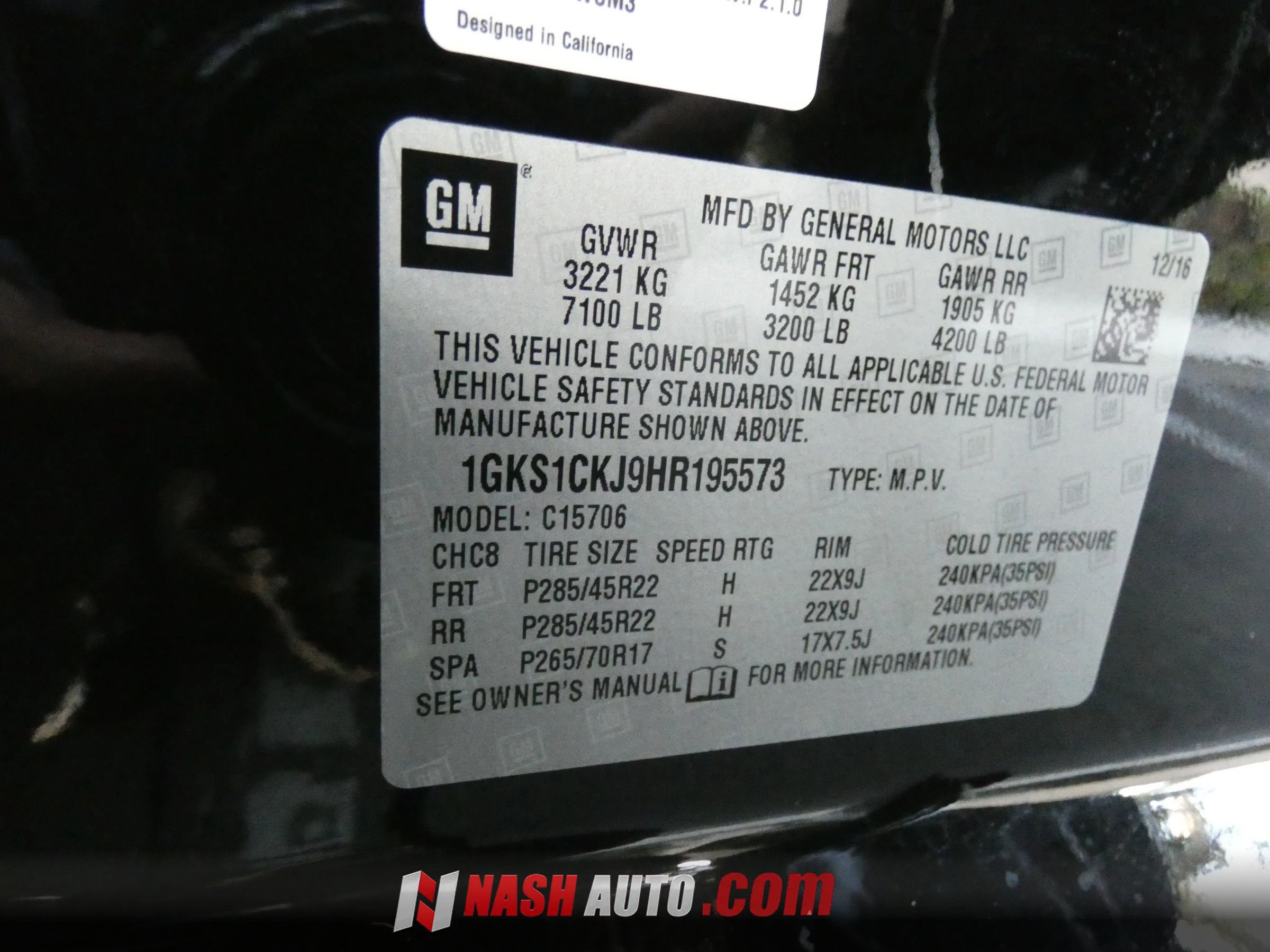 Used 2017 GMC Yukon Denali w/ Open Road Package RWD image 90