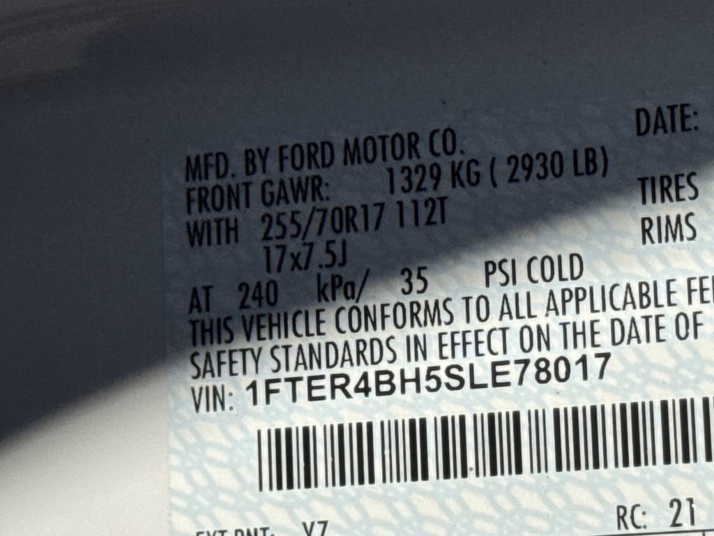 New 2025 Ford Ranger XL image 30