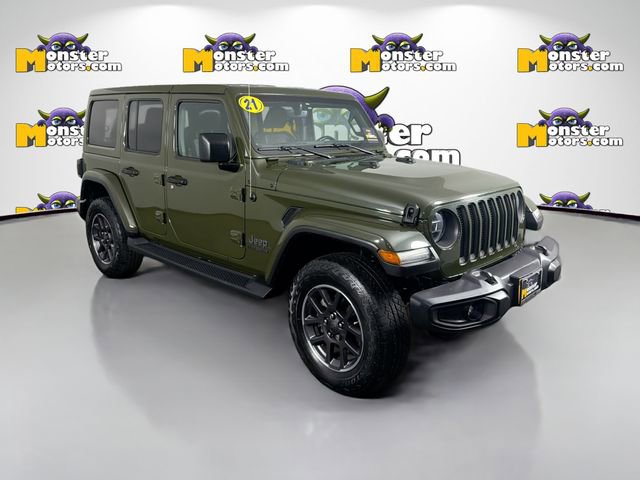 Used 2021 Jeep Wrangler Unlimited Sahara AWD/4WD image 3