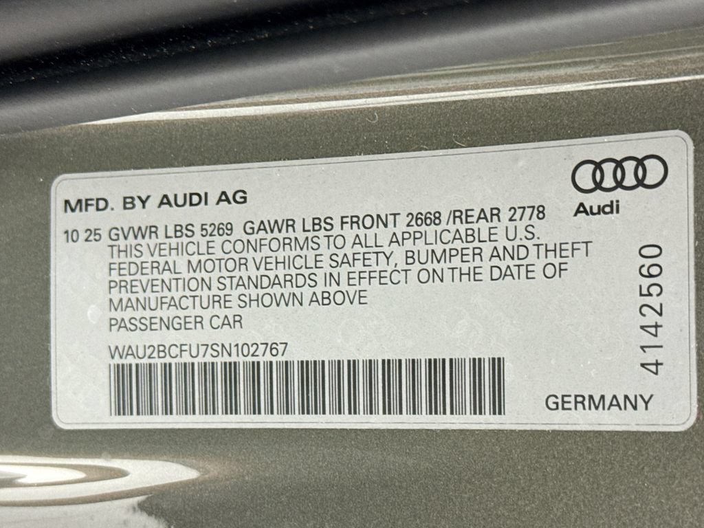 Certified 2025 Audi A5 2.0T Premium Plus w/ Premium Plus AWD/4WD image 34