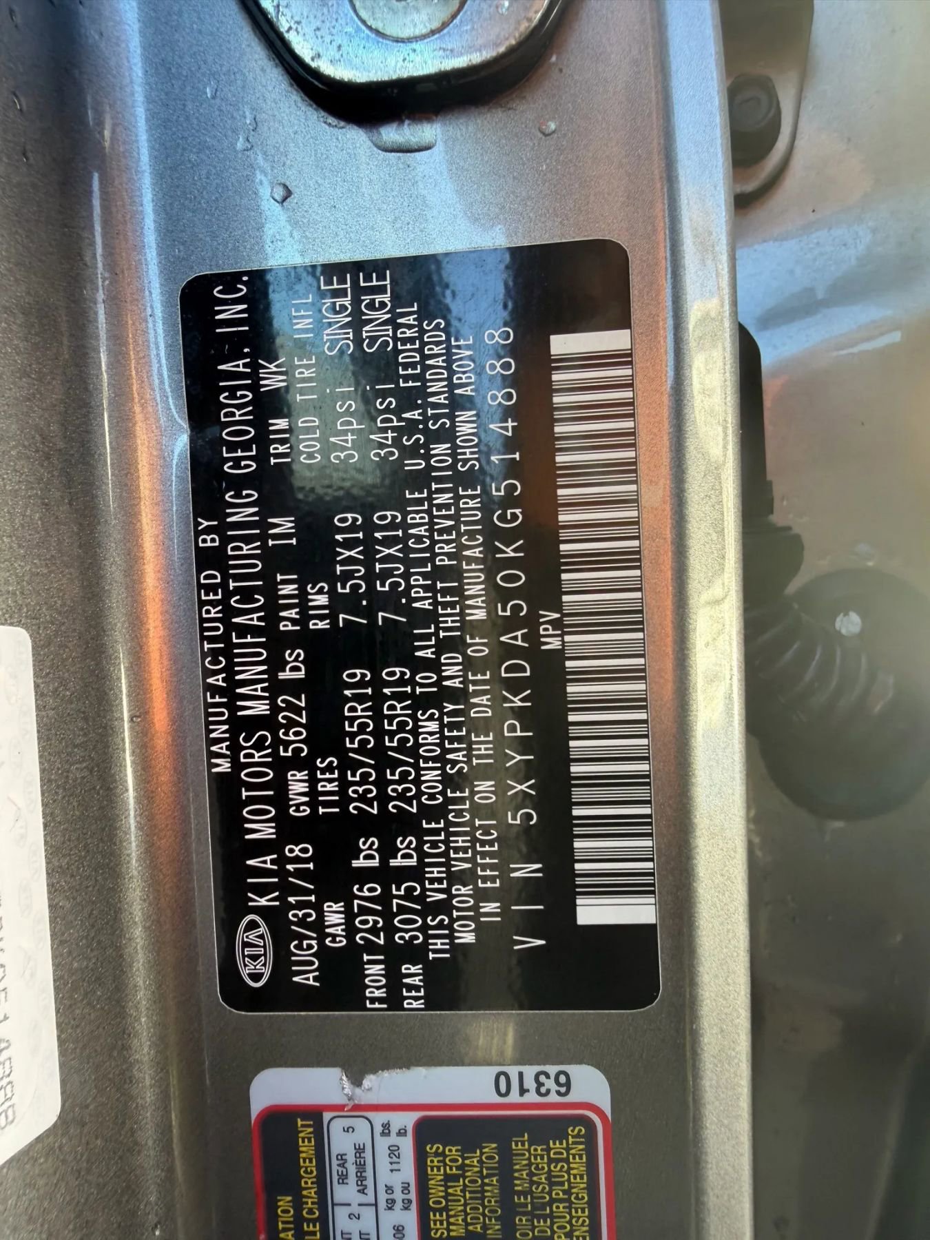 Used 2019 Kia Sorento SX image 36