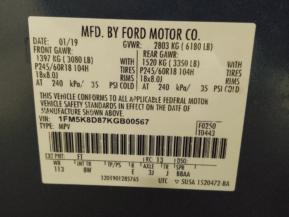 Used 2019 Ford Explorer XLT AWD/4WD image 33
