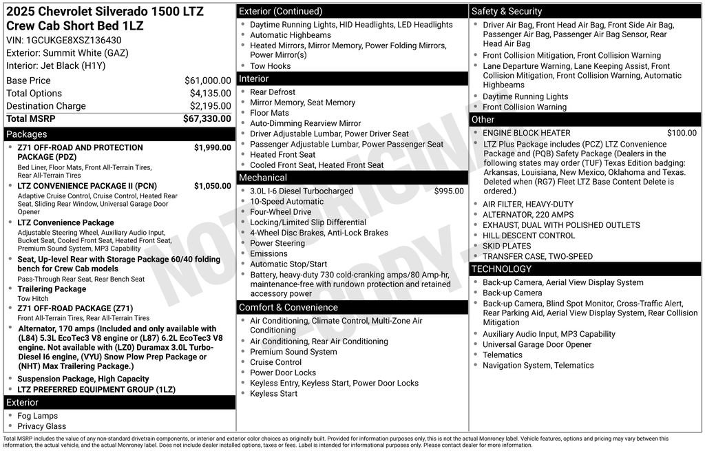 Certified 2025 Chevrolet Silverado 1500 LTZ AWD/4WD image 4