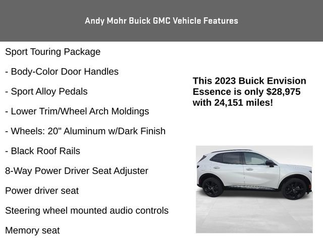 Used 2023 Buick Envision Essence w/ Sport Touring Package AWD/4WD image 12