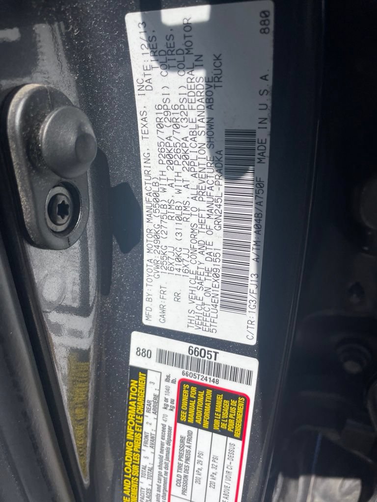 Used 2014 Toyota Tacoma 4x4 Double Cab w/ TRD Off-Road Package image 13